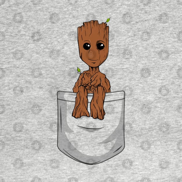 A Pocket Groot by Geekasms